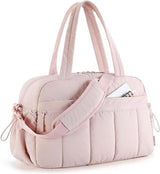 Travel Gym Duffle Bag With Wet Pocket And Multiple Compartments For Training Weekend Trips And Carry On Travel Pink, 40 x 20 x 28 cm