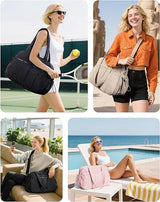 Travel Gym Duffle Bag With Wet Pocket And Multiple Compartments For Training Weekend Trips And Carry On Travel Pink, 40 x 20 x 28 cm