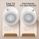Car Phone Mount With Strong Suction Cup, Foldable 360 Rotating One Hand Operation, Universal For Car Dashboard Kitchen Bathroom Desk, White