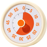 Visual Timer For Kids, 60 Minute Countdown Timer With Silent Operation, For Classroom Study Kitchen Cooking And Pomodoro, Yellow, 11 x 5 x 11 cm