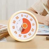 Visual Timer For Kids, 60 Minute Countdown Timer With Silent Operation, For Classroom Study Kitchen Cooking And Pomodoro, Yellow, 11 x 5 x 11 cm