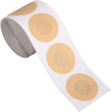 50 Pack Mens Nipple Covers, Self Adhesive Sweat Resistant Nonwoven Anti Chafing Guards, Beige, 3.5 cm - Front View