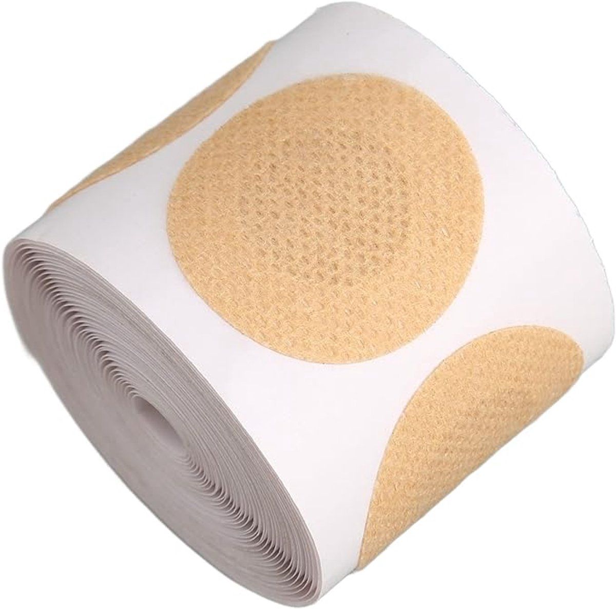50 Pack Mens Nipple Covers, Self Adhesive Sweat Resistant Nonwoven Anti Chafing Guards, Beige, 3.5 cm