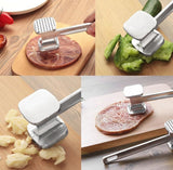1 Piece Meat Tenderizer Hammer Dual Sided Mallet with Grip Handle
