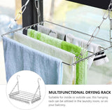 36 Clip Stainless Steel Drying Rack for Socks and Underwear