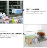 36 Clip Stainless Steel Drying Rack for Socks and Underwear