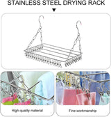 36 Clip Stainless Steel Drying Rack for Socks and Underwear