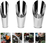 3 Piece Stainless Steel Bonsai Soil Stirrer Set - Front View