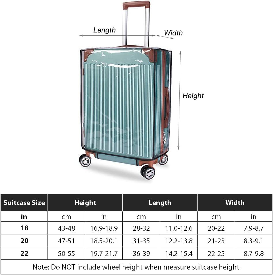 Transparent PVC Protective Case Cover Anti Dirt, 18 Inch