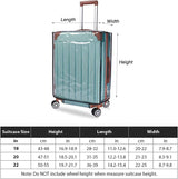Transparent PVC Protective Case Cover Anti Dirt, 20 Inch - Side View