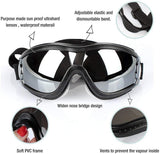 Dog Goggles UV Protection Windproof Waterproof for Medium and Large Dogs, 21 cm - Front View