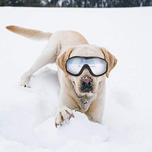 Dog Goggles UV Protection Windproof Waterproof for Medium and Large Dogs, 21 cm