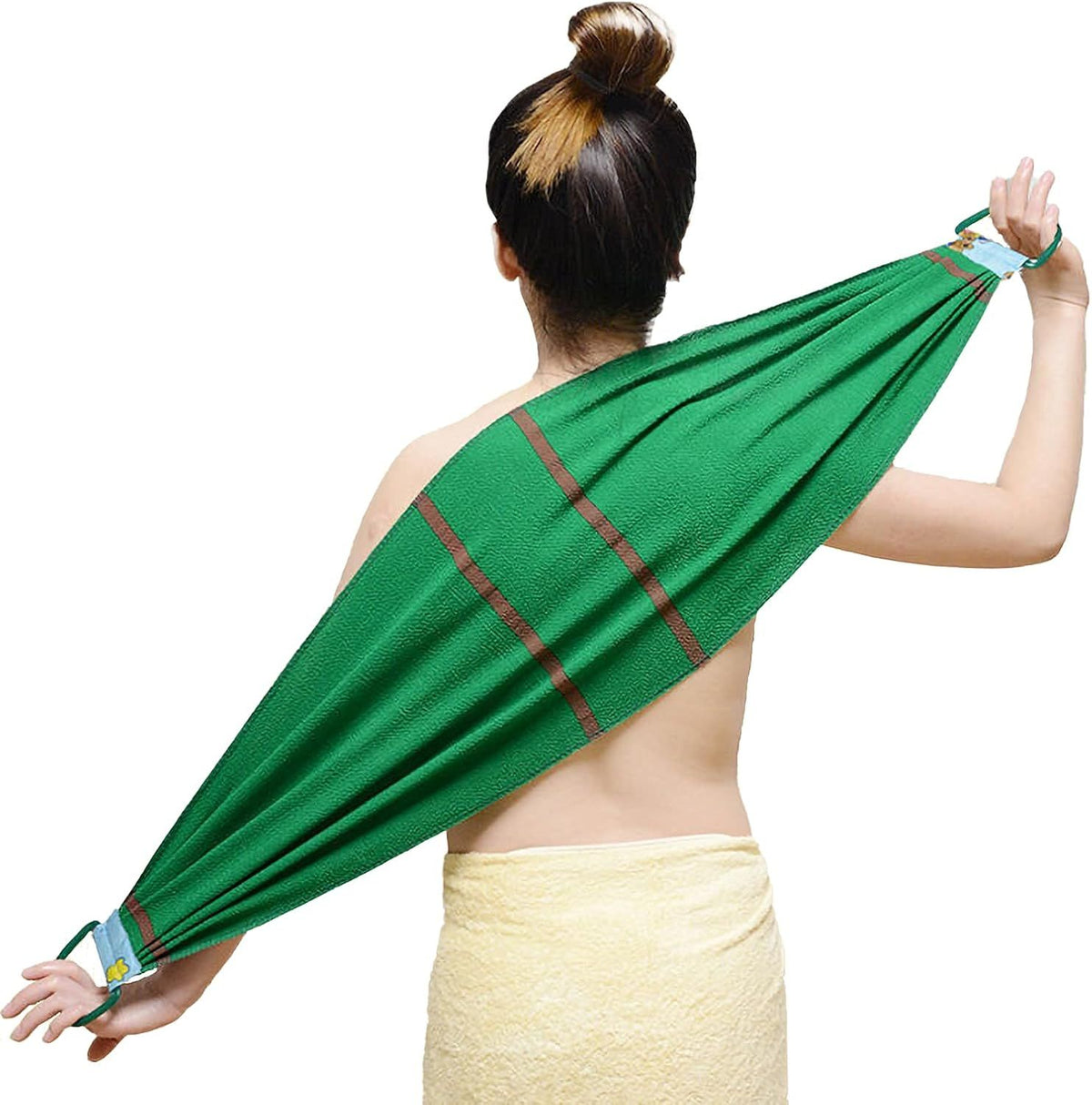 2 Piece Exfoliating Back Scrubber 500D for Home Spa, 105 cm