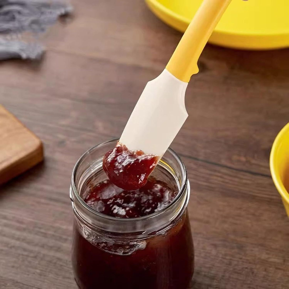 Silicone Baking Spatula and Scraper 2 in 1 Food Grade