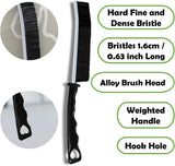 8 Piece Hard Cleaning Brush Set for Kitchen Bathroom and Crevices - Front View