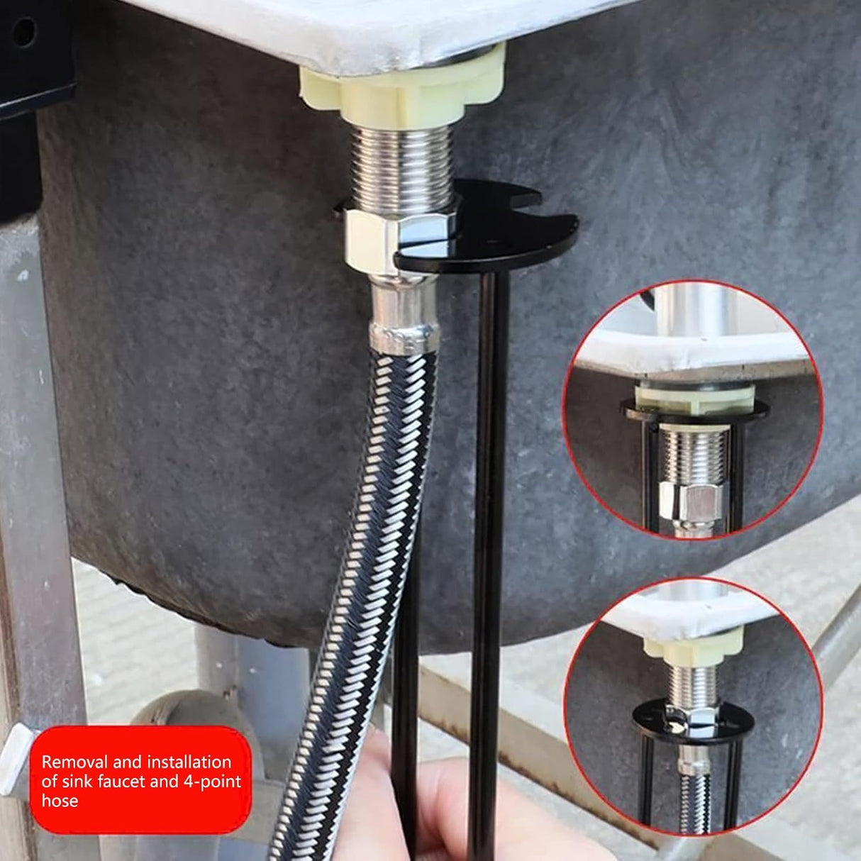 Carbon Steel Faucet Sink and Water Boiler Cleaning Tools