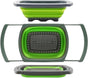 Collapsible Silicone Colander with Extendable Handles