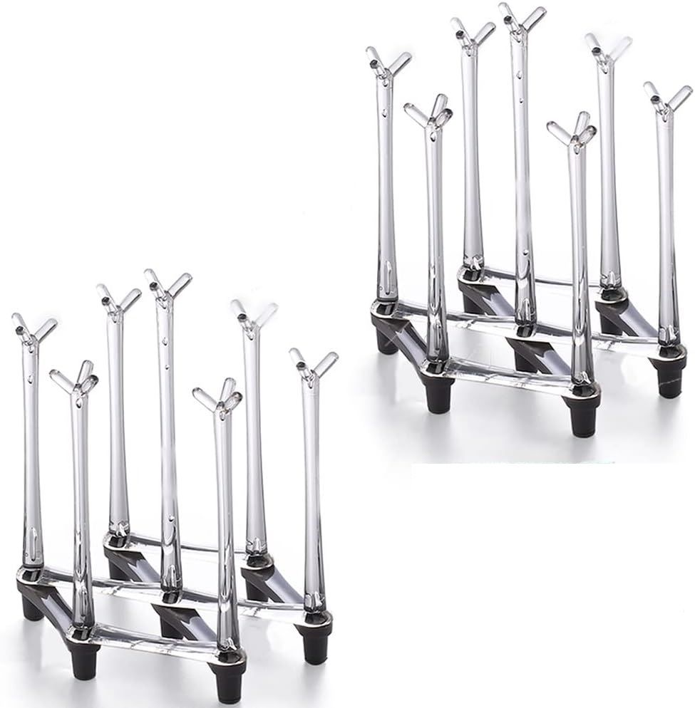 2 Piece Extendable Cup Drying Rack Tree Branch Design