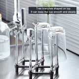 2 Piece Extendable Cup Drying Rack Tree Branch Design