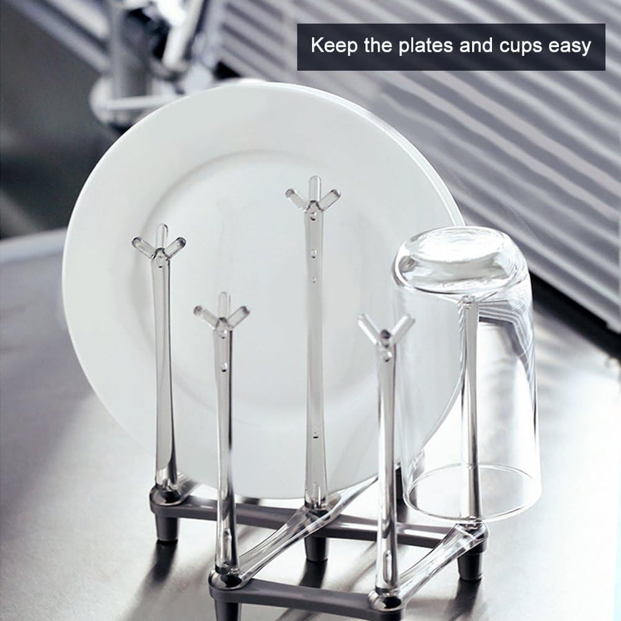 2 Piece Extendable Cup Drying Rack Tree Branch Design