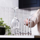 2 Piece Extendable Cup Drying Rack Tree Branch Design - Close-Up Angle