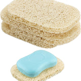 4 Piece Self Draining PVC Soap Holder Set Off White