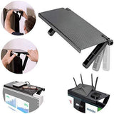 Adjustable Monitor Stand with Storage Rack, 32.8 x 16 cm - Top-Down View