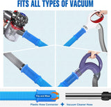 Universal Dryer Lint Cleaner for Vacuum Cleaners Blue