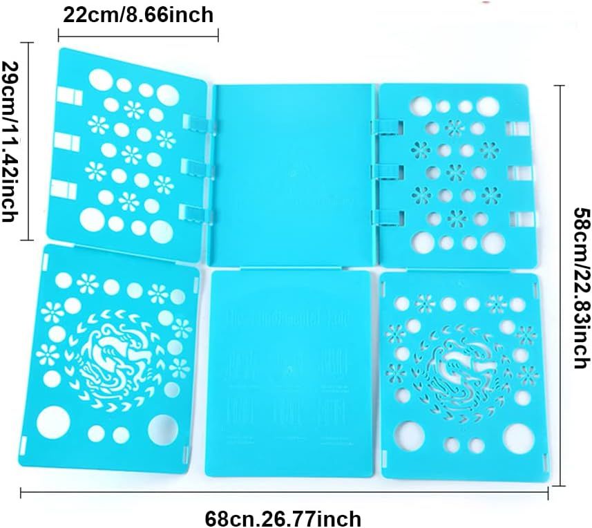 Foldable Clothes Shelf PP Material, 29 x 22 x 5 cm