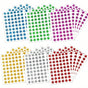 1620 Piece Holographic Star Stickers 6 Colors, 15 mm