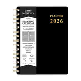 2026 A5 Planner with Faux Leather Cover