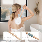Lotion Applicator with 4 Replacement Pads White, 43 cm - Rear View