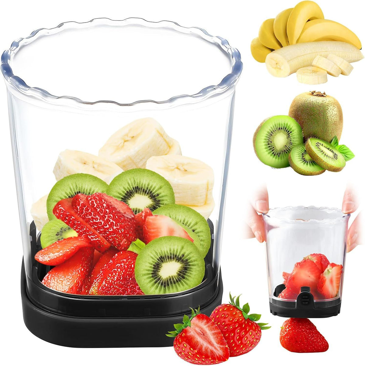 Stainless Steel Fruit and Vegetable Slicer with Pressure Plate Black