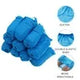 100 Piece Disposable Nonwoven Shoe Covers Blue, Fits up to EU 45