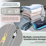 30 Piece Reusable Silicone Cable Ties 6 Colors