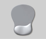 Ergonomic Gel Mouse Pad with Wrist Rest Silver Gray