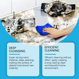 6 Pack Melamine Cleaning Sponges Double Density - 45-Degree Angle
