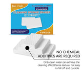 6 Pack Melamine Cleaning Sponges Double Density - Low Angle