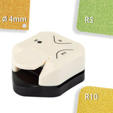 3 in 1 Corner and Round Hole Punch 4 mm R5 R10 for Scrapbooking