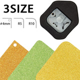 3 in 1 Corner and Round Hole Punch 4 mm R5 R10 for Scrapbooking - Side View