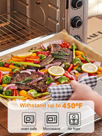 200 Sheet Precut Baking Paper Nonstick Heat Resistant, 33 x 23 cm