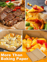 200 Sheet Precut Baking Paper Nonstick Heat Resistant, 33 x 23 cm