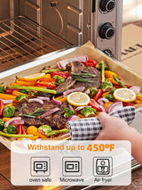 200 Sheet Precut Baking Paper Nonstick Heat Resistant, 40 x 30 cm - Front View