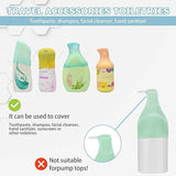 18 Piece Silicone Bottle Sleeves Leakproof for Shampoo and Lotion