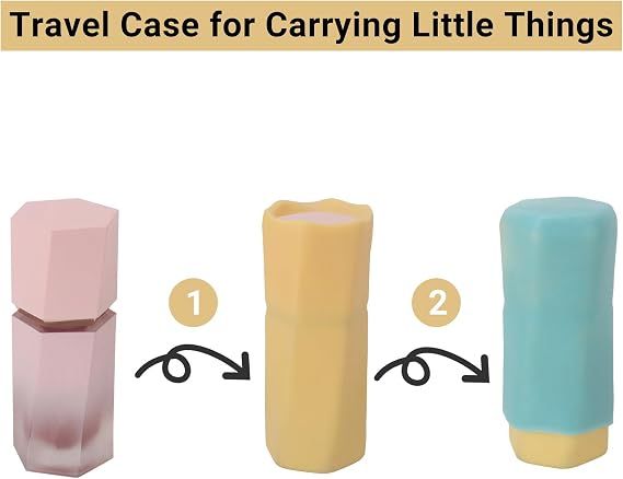 18 Piece Silicone Bottle Sleeves Leakproof for Shampoo and Lotion