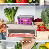 304 Stainless Steel Bacon Storage Box Airtight, 1 Pound
