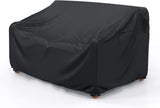 Waterproof Garden Bench Cover for 2 Seater Bench Black, 215 x 89 x 89 cm