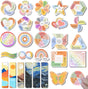 102 Piece Sensory Fidget Stickers 2 Tactile Textures