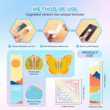 102 Piece Sensory Fidget Stickers 2 Tactile Textures