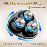 16 Piece Yashumito Self Adhesive Ball Casters 360 Degree for Furniture - Side View